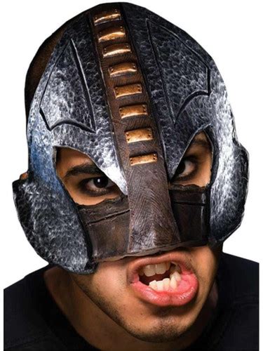 Mens Medieval Executioner Chinless Half Vinyl Mask