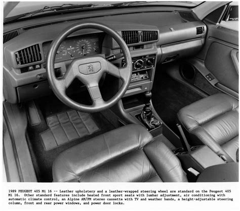 1989 Peugeot 405 Mi16 Interior | John | Flickr