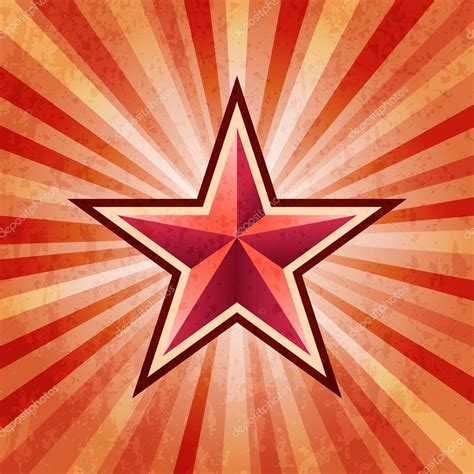 Red star burst army background Stock Vector Image by ©Bupu #60594677