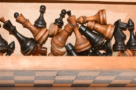 Old chess board stock photo. Image of board, figures - 200743580