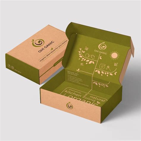 OH! GANIC - Organic Packaging Design | Box packaging design, Food ...