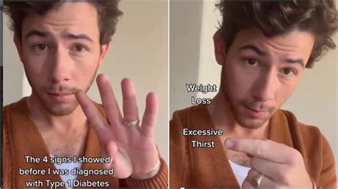 Nick Jonas shares 4 symptoms he experienced before getting diagnosed with Type 1 diabetes. Watch ...