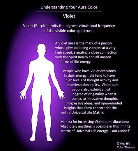 Violet Aura | Aura colors, Aura colors meaning, Violet aura