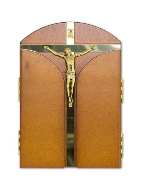 Tryptic Wooden Via Crucis | Vatican Gift