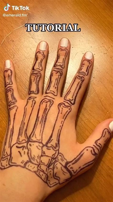 Pinterest | Skeleton hand tattoo, Sharpie tattoos, Tattoos