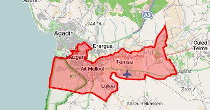 Préfecture d'Inezgane-Aït Melloul - Maroc Maps