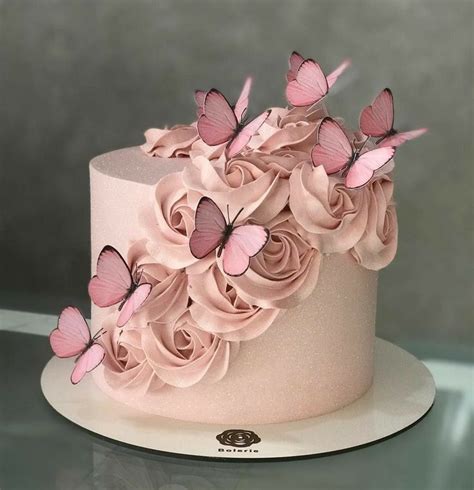 𝐹𝑜𝑟𝑡𝑢𝑛𝑎𝑡𝑒 - 1. | Birthday cake with flowers, Butterfly birthday cakes, Pretty birthday cakes