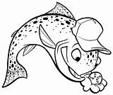 Trouts Coloring Pages  ColoringBay sketch template