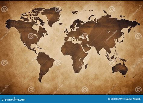Continents Wallpaper Style Vintage Countries Geography Concept Tourism Travel Background ...