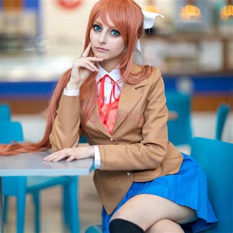 DDLC Monika Cosplay Costumes for Sale - Cosplay Shop