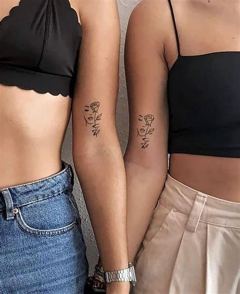 Best Friend Matching Sunflower Tattoos Best Tattoo Ideas | Hot Sex Picture