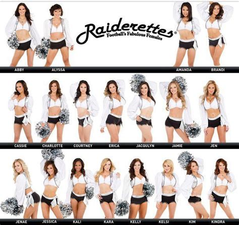 2015-2016 Oakland Raiderette Calendar