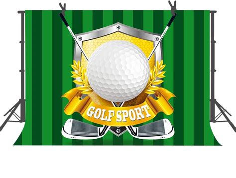 Amazon.com : 10x8ft Golf Banner Sport Fans Club Photography Backdrop Photo Props Background ...