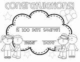 100th day Of School Coloring Pages & Books  100% FREE And Printable sketch template