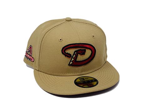 ARIZONA DIAMONDBACKS TAN BURGUNDY BRIM NEW ERA FITTED HAT – Sports ...