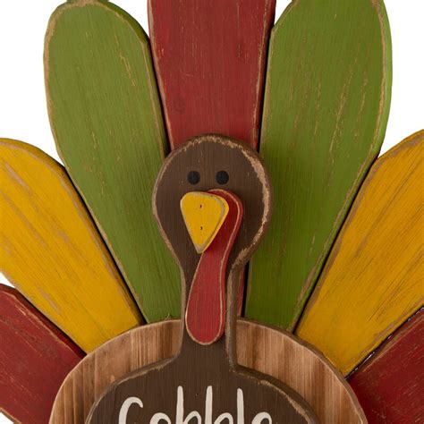 The Holiday Aisle® Wooden Turkey Table Decor & Reviews | Wayfair