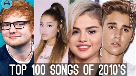 Top 100 Songs of 2010s - My Personal Favorite Hit Songs of 2010s - YouTube