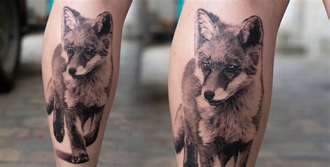 My realistic fox tattoo – Angelique Grimm