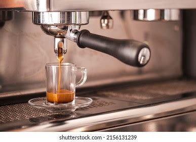 Espresso Shot Espresso Machine Stock Photo 2156131239 | Shutterstock