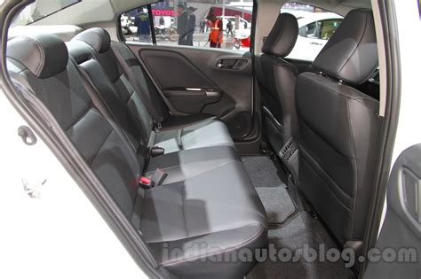 Honda City Black interior with accessories - Auto Expo Live