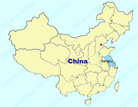 Jiangsu Map, Map of China, Jiangsu Province Maps