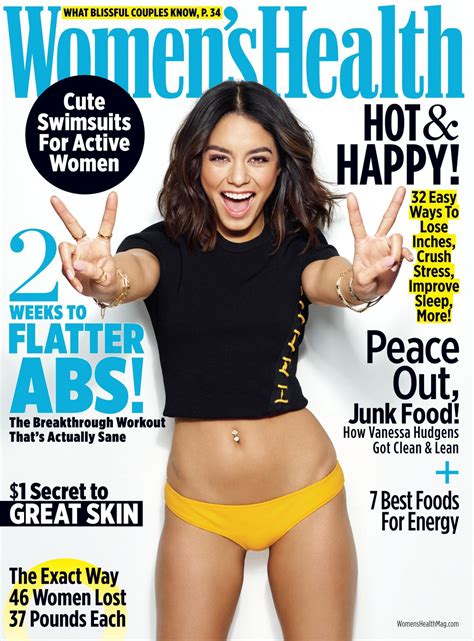 Vanessa Hudgens - Women's Health Magazine May 2017 Cover and Pics ...