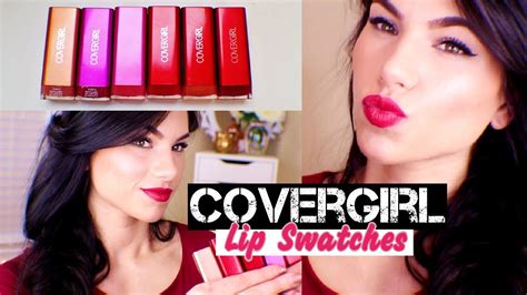 New COVERGIRL Colorlicious Lipsticks! Review + Lip Swatches! | Covergirl colorlicious lipstick ...