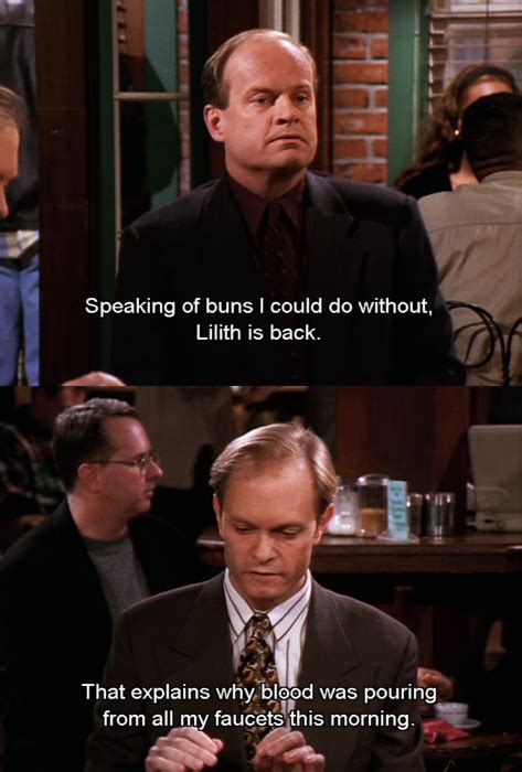 frasier and lilith - Google Search | Comedy tv, Tv show quotes, Great tv shows