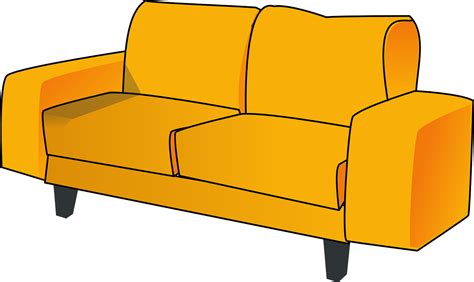 Couch Furniture Clip Art Transparent Black Couch Png - vrogue.co