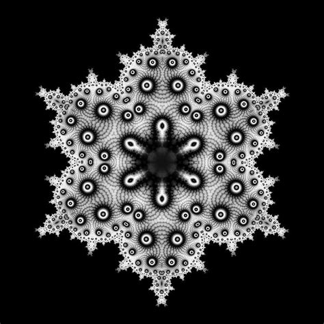 Explore the Mesmerizing World of Fractal Snowflakes by Tom Beddard