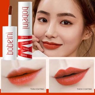 BOBEINI mini matte liquid tint sexy red lipstick lips stain lip make up beauty cosmetics ...