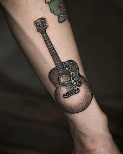 101 Best Simple Guitar Tattoo Designs That Will Blow Your Mind!