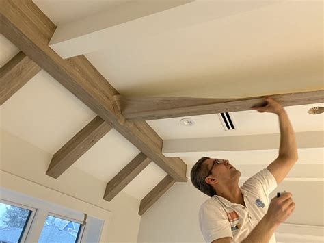 How to Install Faux Wood Beam for A Home Upgrade