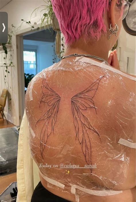 fairy wing tattoo in 2023 | Fairy wing tattoos, Tasteful tattoos ...