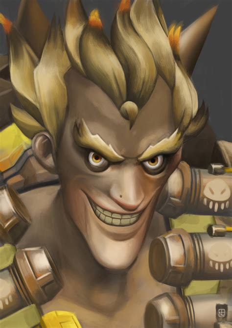 Digital painting of Junkrat - Overwatch by Russtiel on DeviantArt