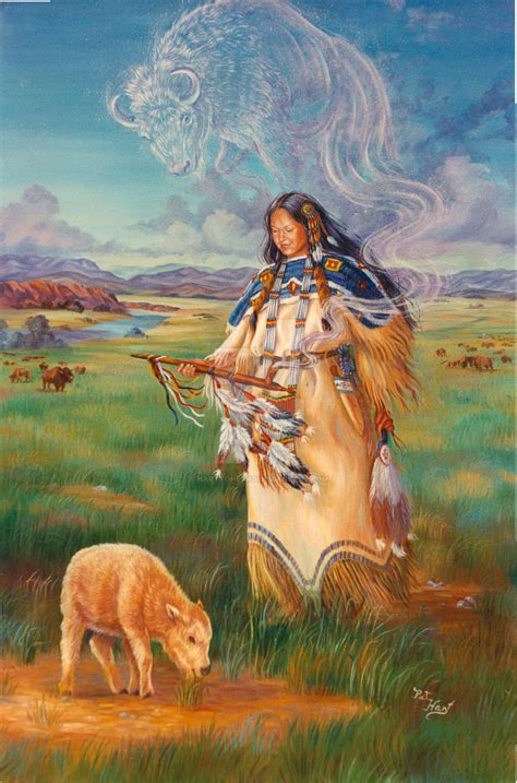 White Buffalo Calf Woman by HarttoHeart on DeviantArt