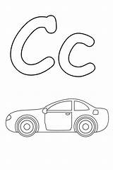 Printable Letter C Coloring Pages  Word Searches sketch template