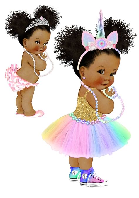 Princess Free Afro Puff Baby Template - pic-bleep