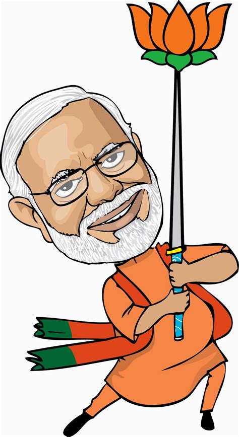 indian caricature: narendra modi caricature, narendra modi cartoon