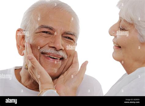 Old man smiling Stock Photo - Alamy