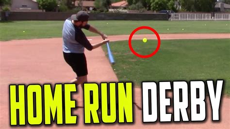 BLITZBALL WIFFLE BALL HOME RUN DERBY! *CRAZY FINISH* - YouTube