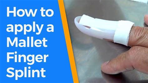 Mallet Finger Splint Ring / How To Size A Mallet Splint Physical Sports ...