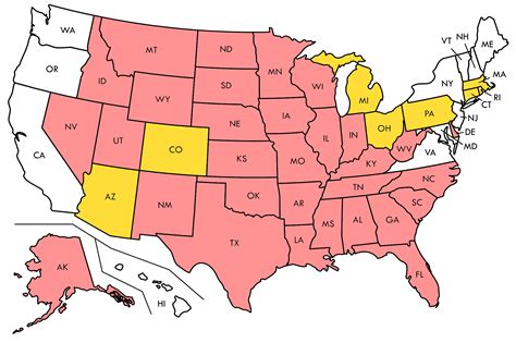 List Of Us States - SENSEI