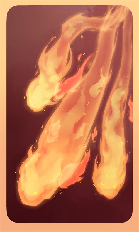 DnD 5e Spellcard: Scorching ray by LazySelkie on DeviantArt