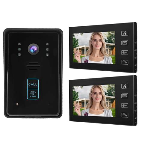 Mgaxyff Doorbell Camera, Video Intercom Doorbell, 7 Inch HD Video Door ...