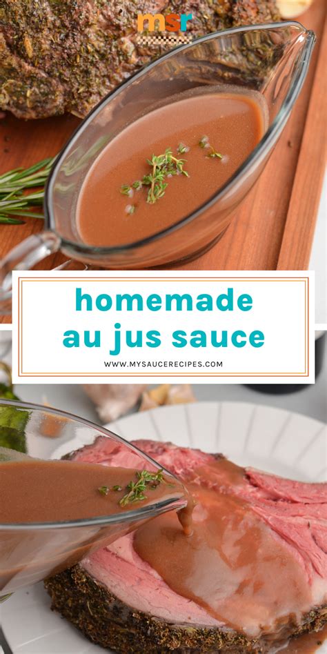 BEST Au Jus Sauce Recipe (With or Without Drippings!)