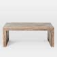 Emmerson® Reclaimed Wood Coffee Table - Stone Gray | West Elm