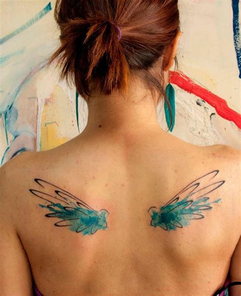 Watercolor wings by koraykaragozler - Tattooimages.biz