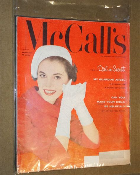 Rare Mid-century Magazine MCCALLS Mc Call's September 1956 | Etsy | Mccalls, Mad men, Mid century