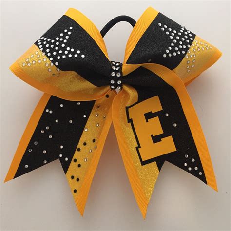 Custom Any Color Monogram Cheer Bow | Cheer bows, Bows, Etsy